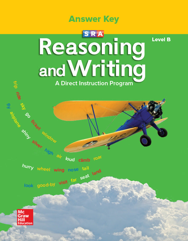Reasoning & Writing Level B Grades 1 2 Additional Answer Key 2e