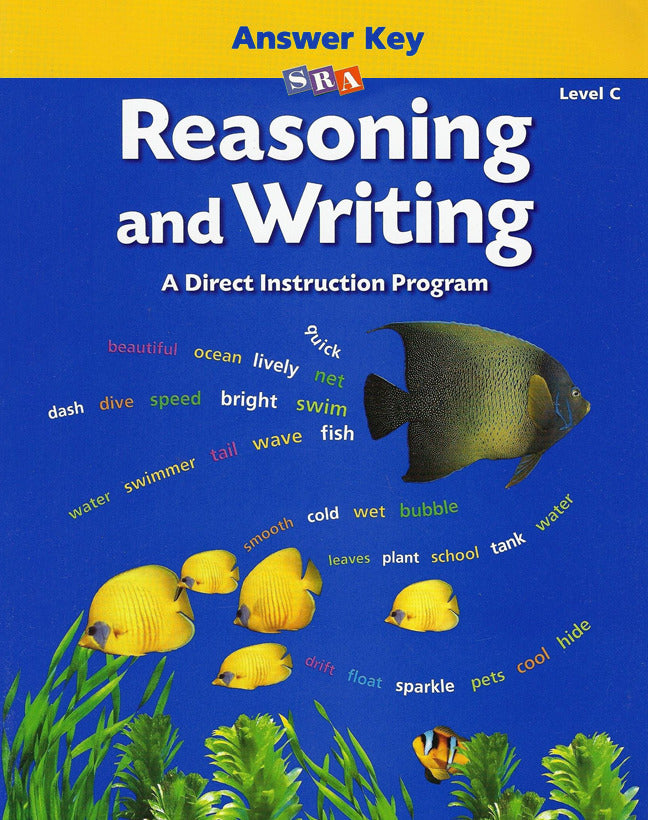 Reasoning & Writing Level C Additional Answer Key 2e