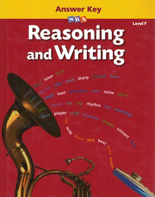Reasoning & Writing Level F Additional Answer Key 2e