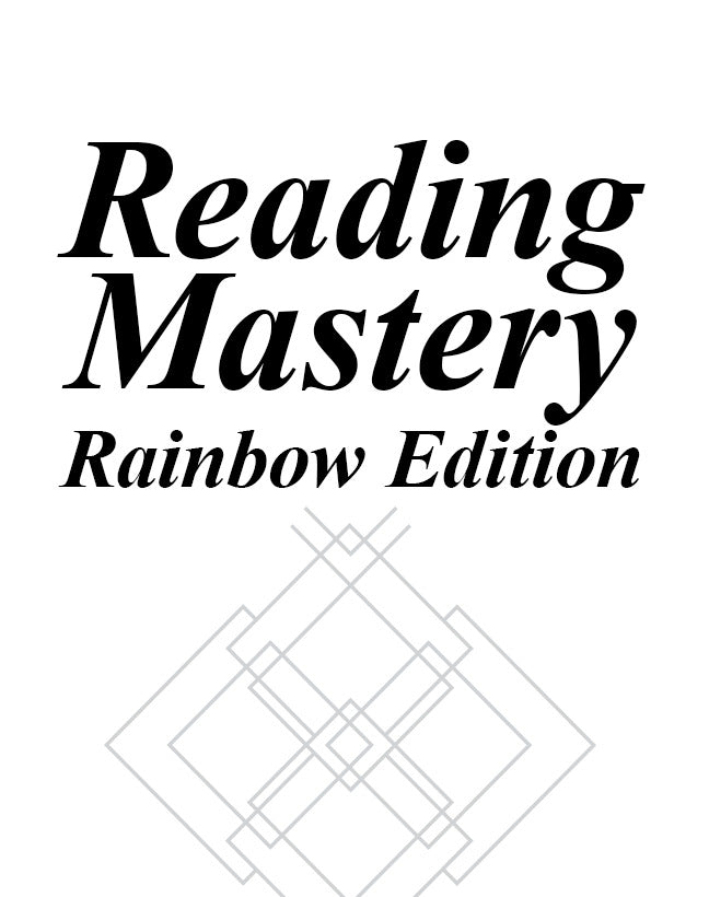 Reading Mastery Rainbow Edition Fast Cycle Grades 1 2 Takehome Workbook B Package Of 5
