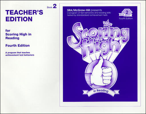 Scoring High In Reading 4th Edition Grade 2 Teacher Edition 4e