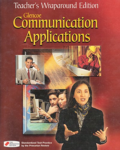 Glencoe Communication Applications Teacher Edition 2001 Isbn 0028172450 [Textbook Binding] Glencoe