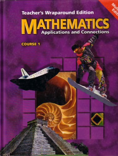 Mathematics Applications and Connections Course 1 Teacher's Wraparound Ed. [Paperback] McGraw-Hill Education