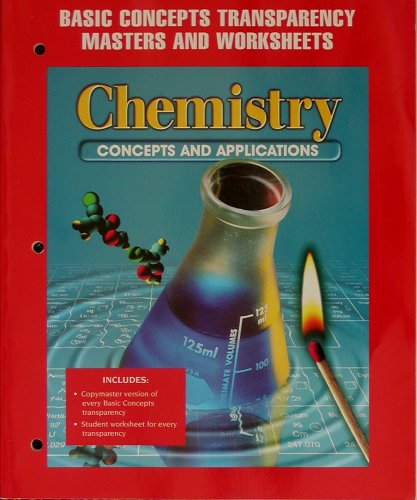 Chemistry Concepts and Applications - Basic Concepts Transparency Masters and Worksheets [Paperback] Victor S. Strozak