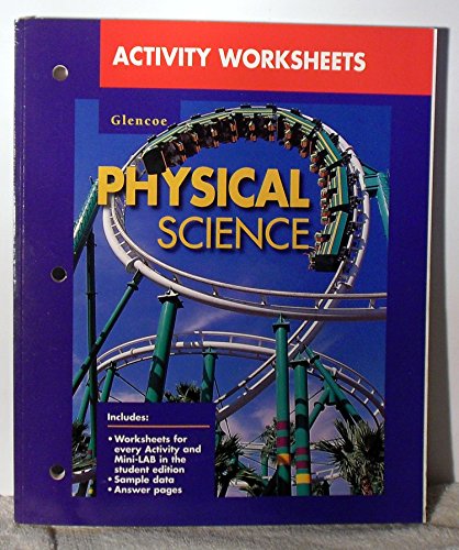 Activity Worksheets: Glencoe Physical Science [Paperback]