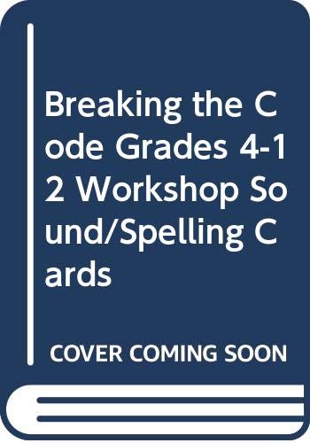 Breaking the Code Grades 4-12 Workshop Sound/Spelling Cards [Paperback] McGraw-Hill Education