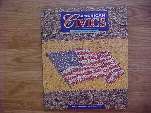 American Civics: Annotated Teacher's Edition Hartley, William and Vincent, William Shafer