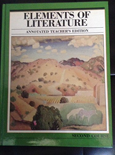 Elements of Literature Annotated Teacher's Edition Second Course LLC Henry Holt & Company
