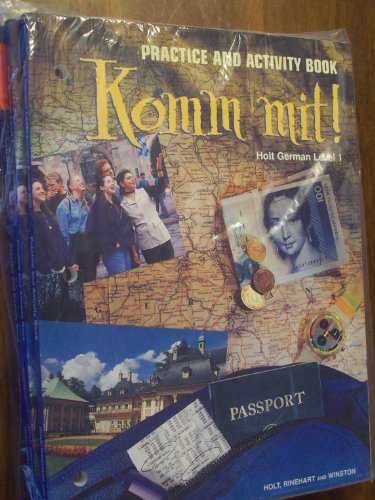 Komm Mit!: Practice Activities Level 1 Holt, Rinehart, and Winston, Inc.