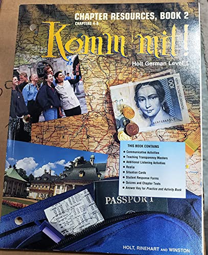 Komm Mit! : Holt German: Chapter Resources Holt, Rinehart and Winston Staff