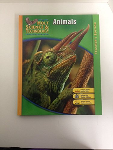 Holt Science and Technology: Animals, Teacher's Edition MA Jennie Dusheck