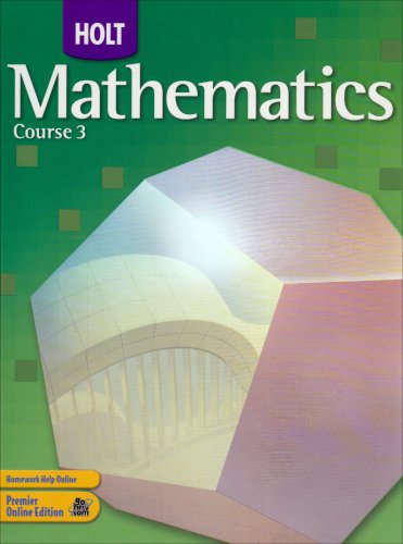 Mathematics Course 3 [Hardcover] Jennie M. Bennett