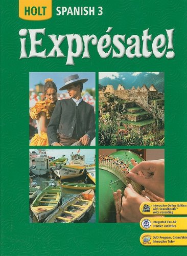 Â¡Expresate!: Spanish 3 [Hardcover] HOLT, RINEHART AND WINSTON