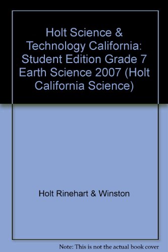Holt Science & Technology: Spanish Student Edition Grade 6 Earth Science 2007 (Spanish Edition) [Hardcover] HOLT, RINEHART AND WINSTON