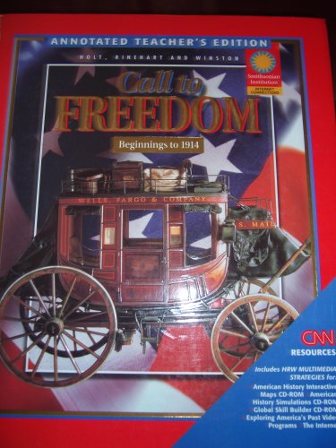 Call to Freedom Beginnings to 1914 Annotated Teacher's Edition [Hardcover] Stucky and Salvucci