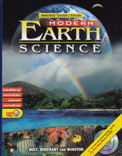 Modern Earth Science, Annotated Teacher's Edition Sater, Robert J.
