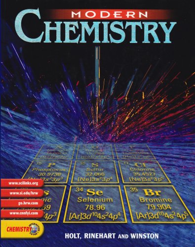 Modern Chemistry: PUPIL'S EDITION 2002 [Hardcover] HOLT, RINEHART AND WINSTON