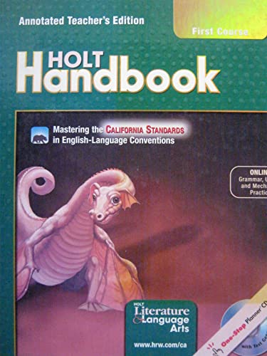 Holt Literature and Language Arts California: Annotated Teacher Edition Grade 7 [Hardcover] John E. Warriner