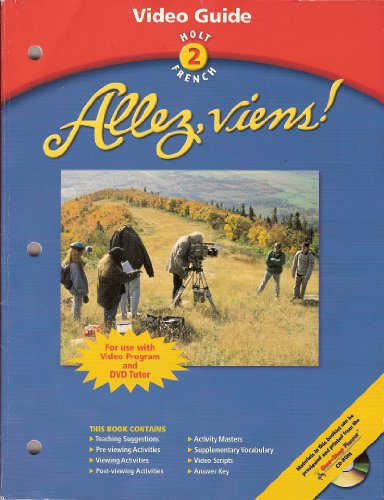 Allez, Viens! Holt 2 French Video Guide [Paperback] Holt, Rinehart and Winston, Inc.