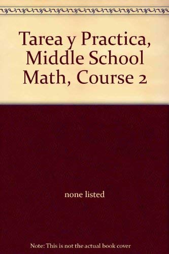 Spn Homewk/Prac Ansky MS Math 2004 Crs 2 (Holt Mathematics) [Paperback] none listed