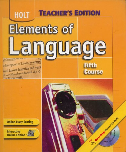 Elements of Language, fifth course, Teacher Edition [Hardcover]