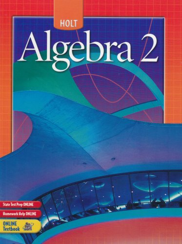 Holt Algebra 2 (Holt Mathematics) [Hardcover] HOLT, RINEHART AND WINSTON