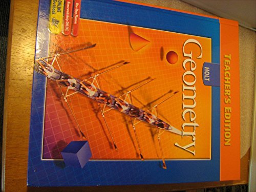 Holt Geometry [Teacher's Edition] 2004 Holt, Rinehart and Winston, Inc.