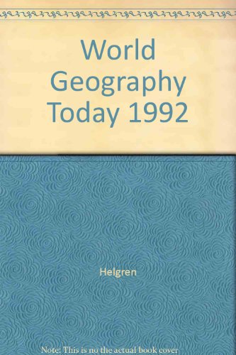 World Geography Today Teacher Edition [Hardcover] David M. Helgren