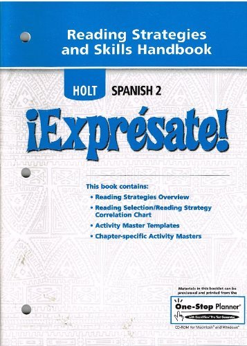 ?Expr?sate!: Strategy and Skills Handbook Level 2 (English and Spanish Edition) [Paperback] Holt