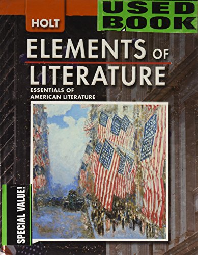 Elements of Literature, Grade 11 Fifth Course: Holt Elements of Literature Oklahoma [Hardcover] HOLT, RINEHART AND WINSTON