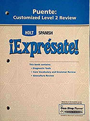 ExprÃ©sate, Levels 1a/1b/1: Puente Customized Review Holt, Rinehart, and Winston, Inc.