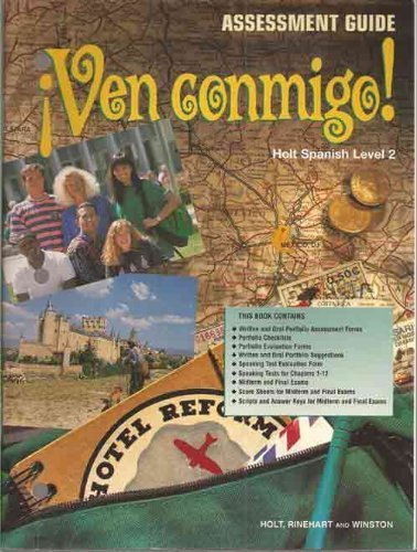 Ven Conmigo!: Holt Spanish Assessment Guide [Paperback] Holt