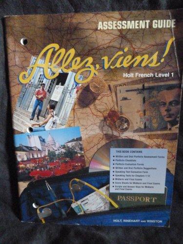 Allez, viens! Holt French Level 1 Assessment Guide [Unknown Binding] Catharine Dallas Purdy and Joan H. Manley