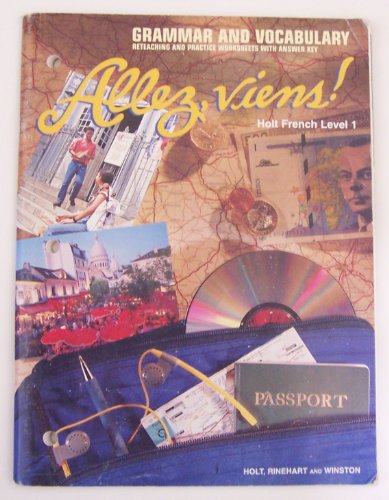 Grammar and Vocabulary (Allez, Viens! Holt French Level 1) [Paperback] Holt, Rinehart and Winston, Inc.