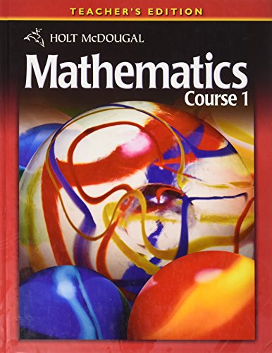 Holt McDougal Mathematics Course 1, Teacher's Edition [Hardcover] Jennie M. Bennett