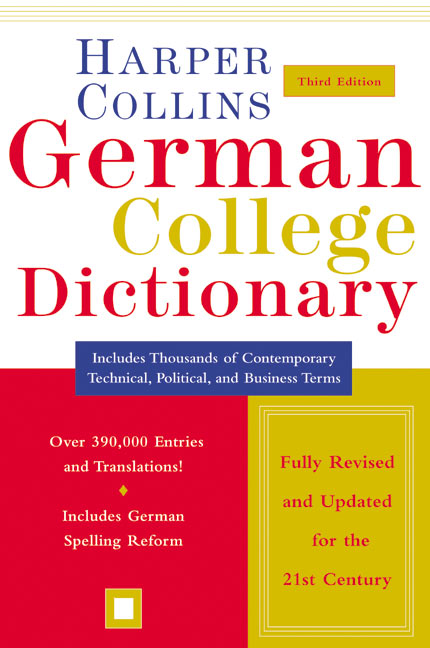 HarperCollins German College Dictionary 3rd Edition