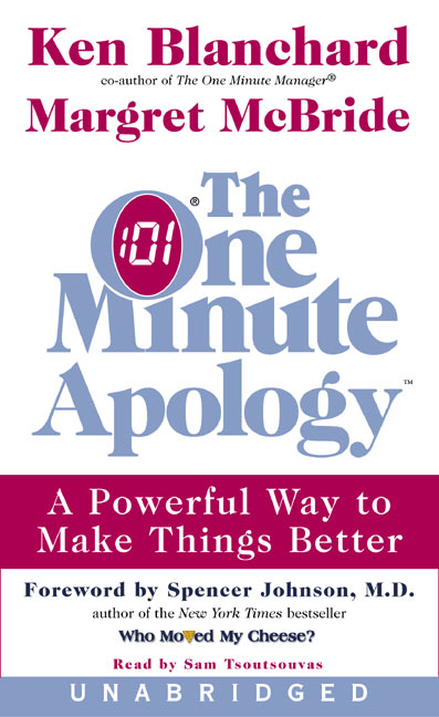 The One Minute Apology
