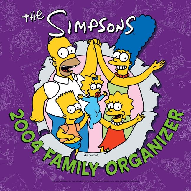 The Simpsons 2004 Family Organizer
