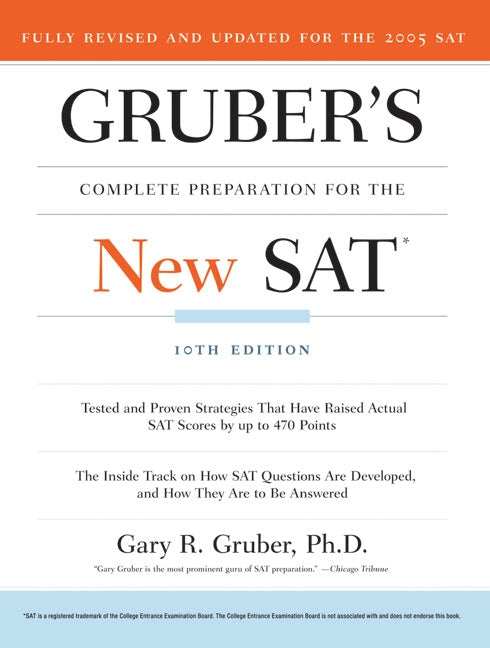 Gruber's Complete Preparation for the New SAT, 10th Edition