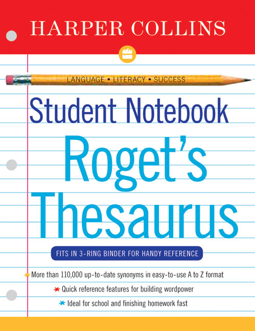 HarperCollins Student Notebook A-Z Thesaurus