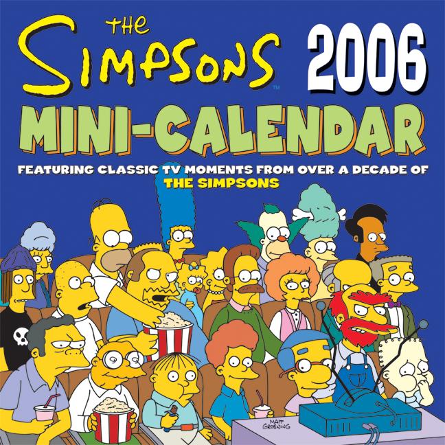 The Simpsons 2006 Mini-Calendar