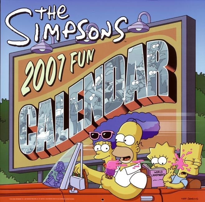 The Simpsons 2007 Fun Calendar