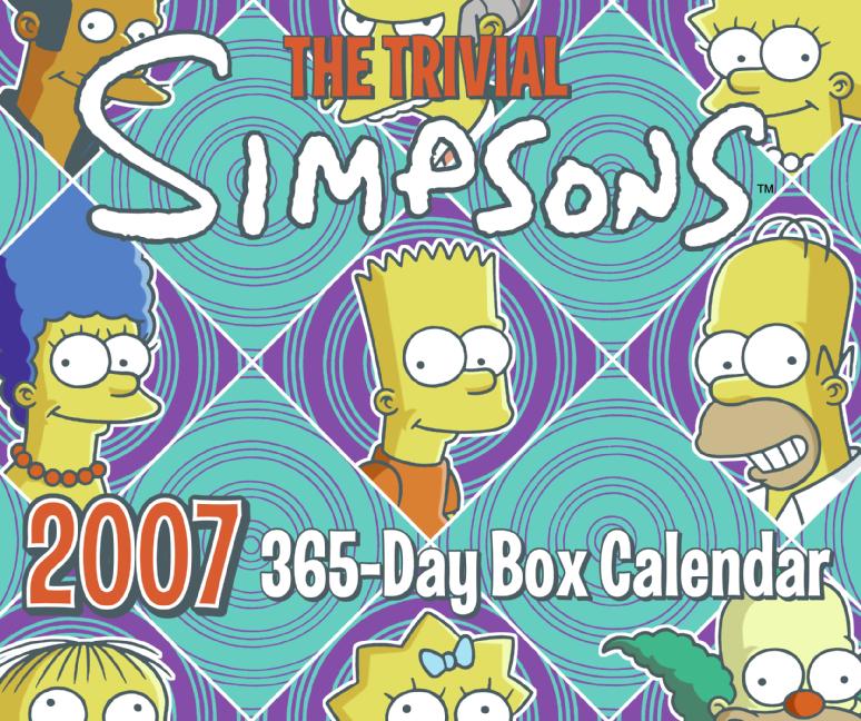 The Trivial Simpsons 2007 365-Day Box Calendar