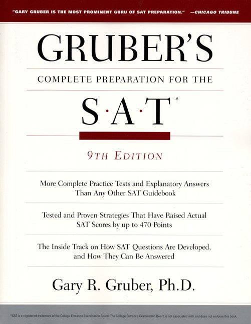 Gruber's Complete Preparations for the SAT, 9th edition