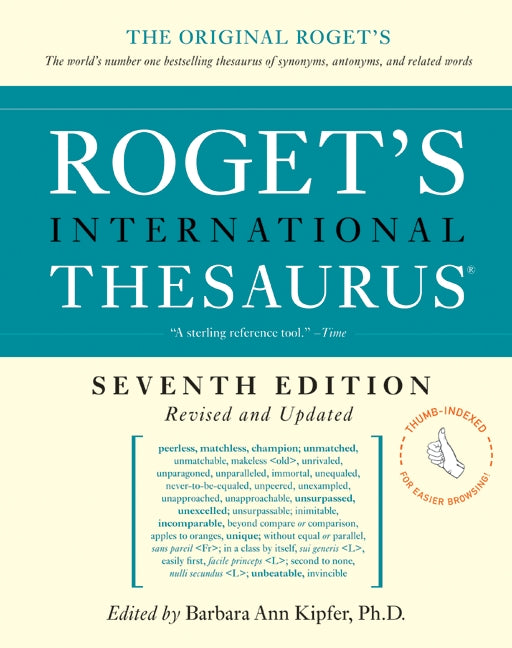 Roget's International Thesaurus, 7e, Thumb indexed