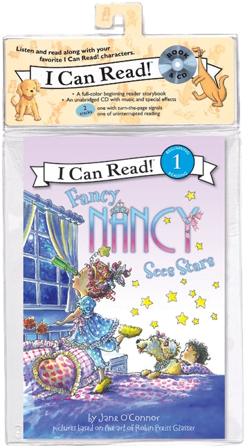 Fancy Nancy Sees Stars Book and CD