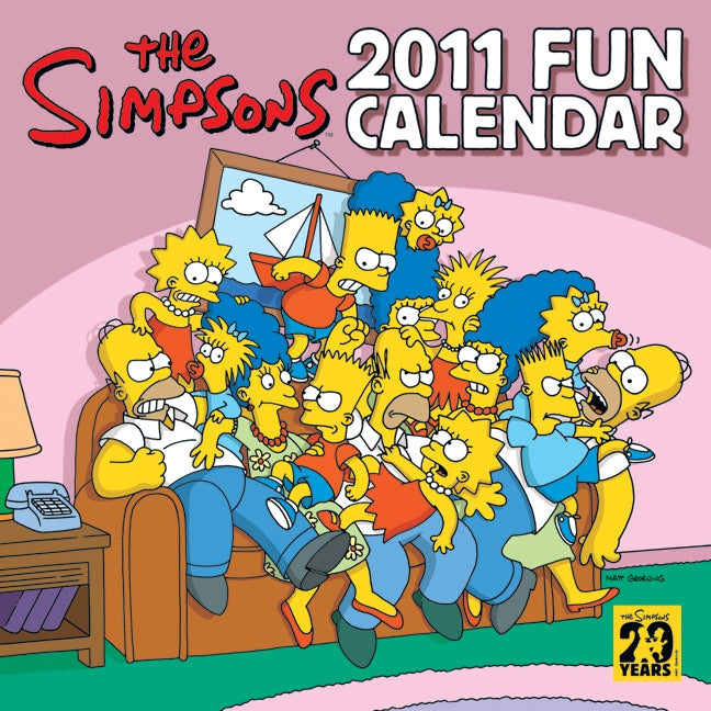 The Simpsons 2011 Fun Calendar
