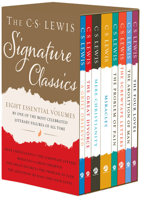The C. S. Lewis Signature Classics (8-Volume Box Set): An Anthology of 8 C. S. Lewis Titles:  Mere Christianity, The Screwtape Letters,  Miracles, The Great Divorce, The Problem of Pain, A Grief Observed, The Abolition of Man, and The Four Loves