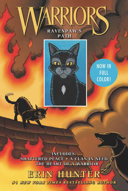 Warriors: Ravenpaw's Path: 3 Full-Color Warriors  Books in 1: Shattered Peace, A Clan in Need, The Heart of a Warrior