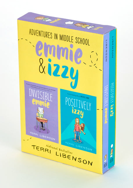 Adventures in Middle School 2-Book Box Set: Invisible Emmie and Positively Izzy (A Graphic Novel Box Set)